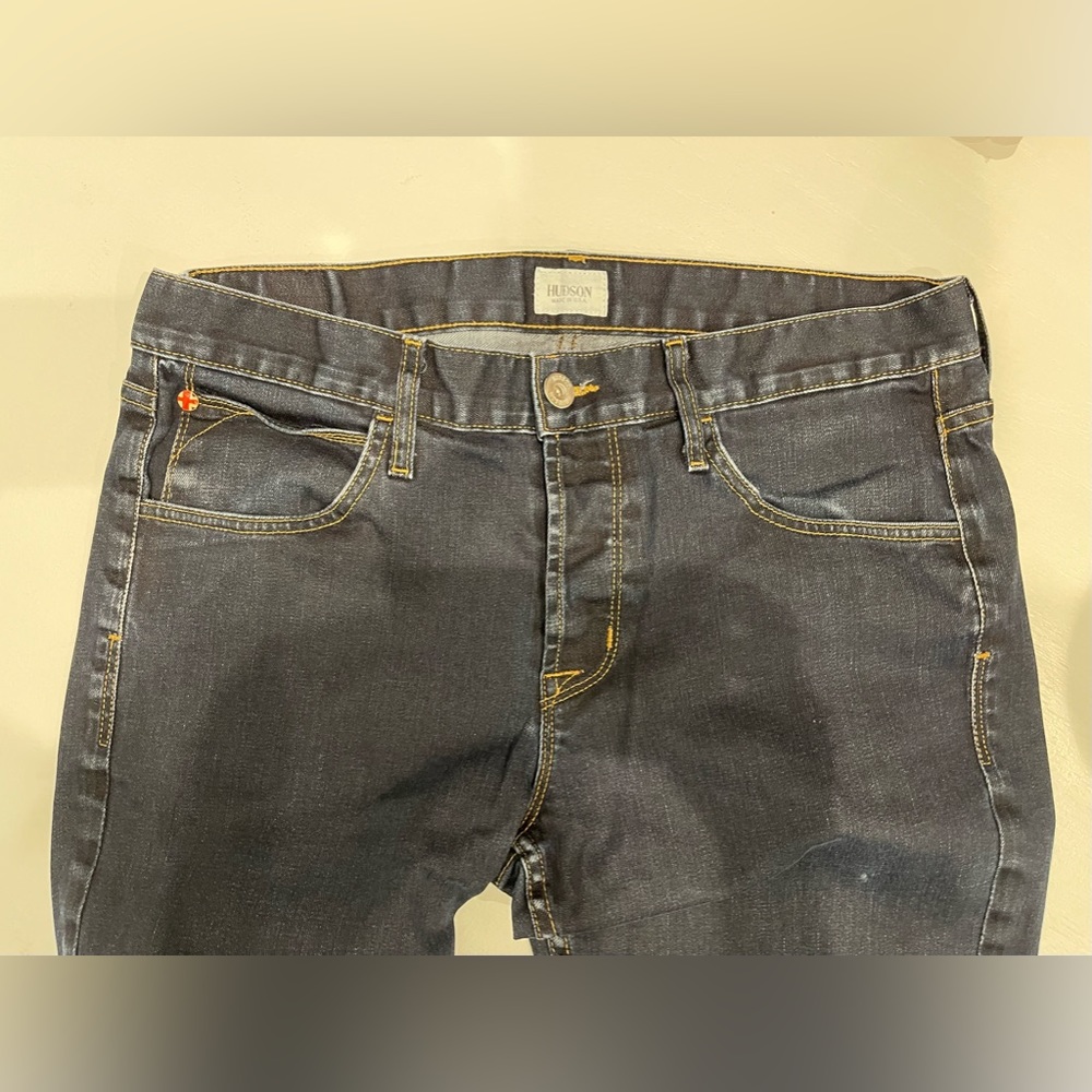 EUC, Hudson Byron Straight Leg Jean, button fly, men’s 34 - Picture 5 of 8